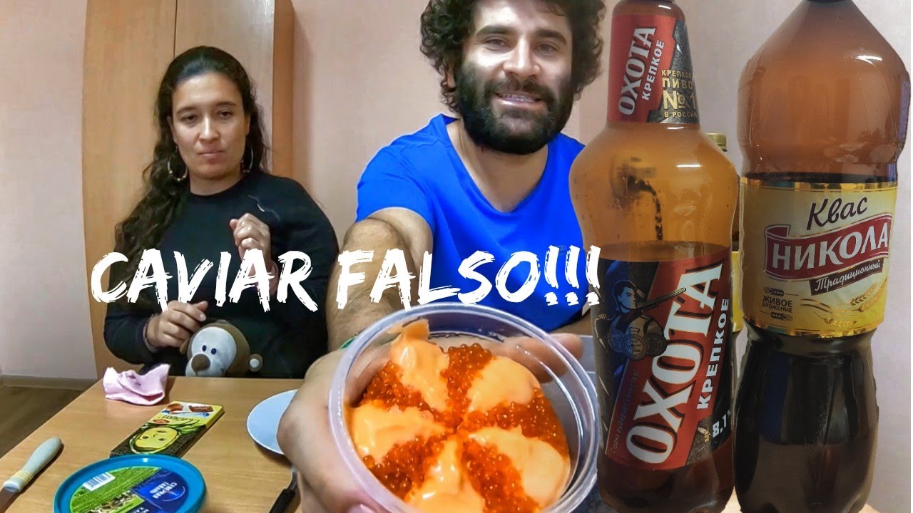 PROVANDO COMIDAS DIFERENTES NA RÚSSIA