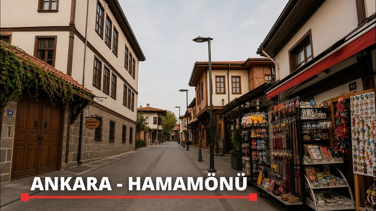 Mehmet Akif Ersoy’un Evi – Hamamönü Yürüyüşü | House of Mehmet Akif Ersoy – Hamamönü Walk [4K/60Fps]