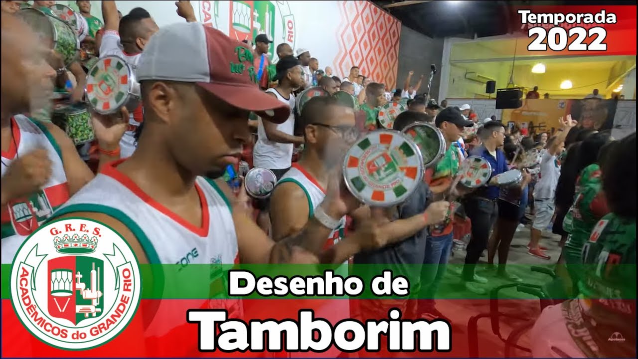 Grande Rio 2022 | Desenho de tamborim  #Quadras22