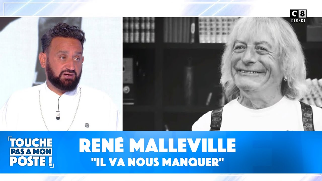 Cyril Hanouna et les chroniqueurs rendent hommage à René Malleville : 