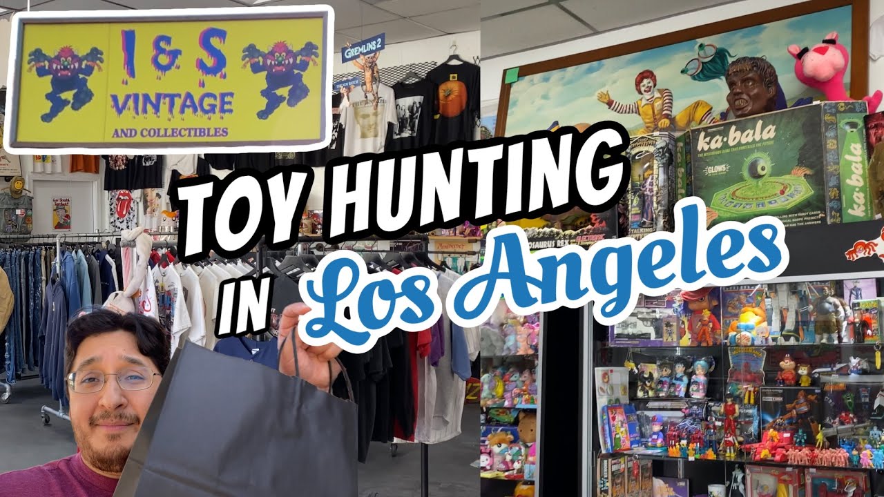 Toy Hunting at I & S Vintage Toys in Los Angeles | Vintage Shirts and Toys!!!