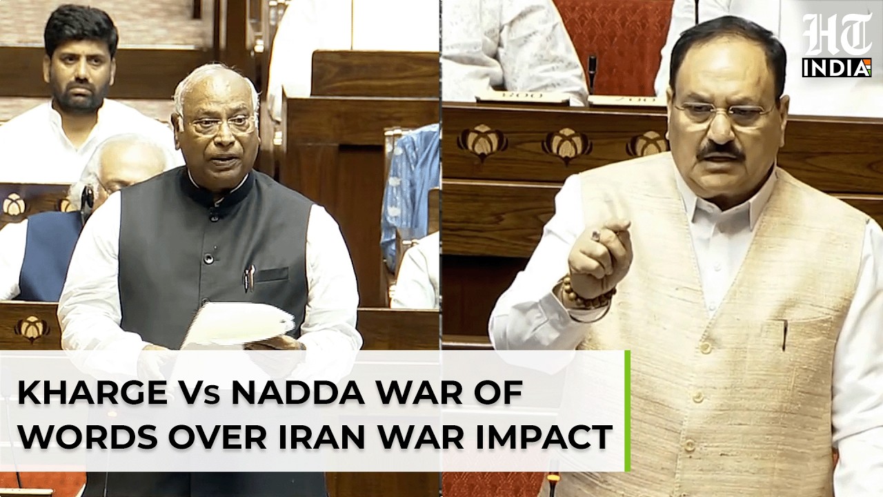 Kharge Demands Discussion On India’s Energy Security Amid Iran War, Nadda Fires Back At Congress