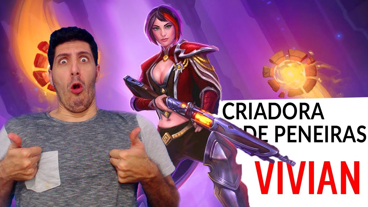 PRIMEIRA VEZ JOGANDO DE VIVIAN! ATIRANDO PRA SEMPRE! | Paladins Brasil