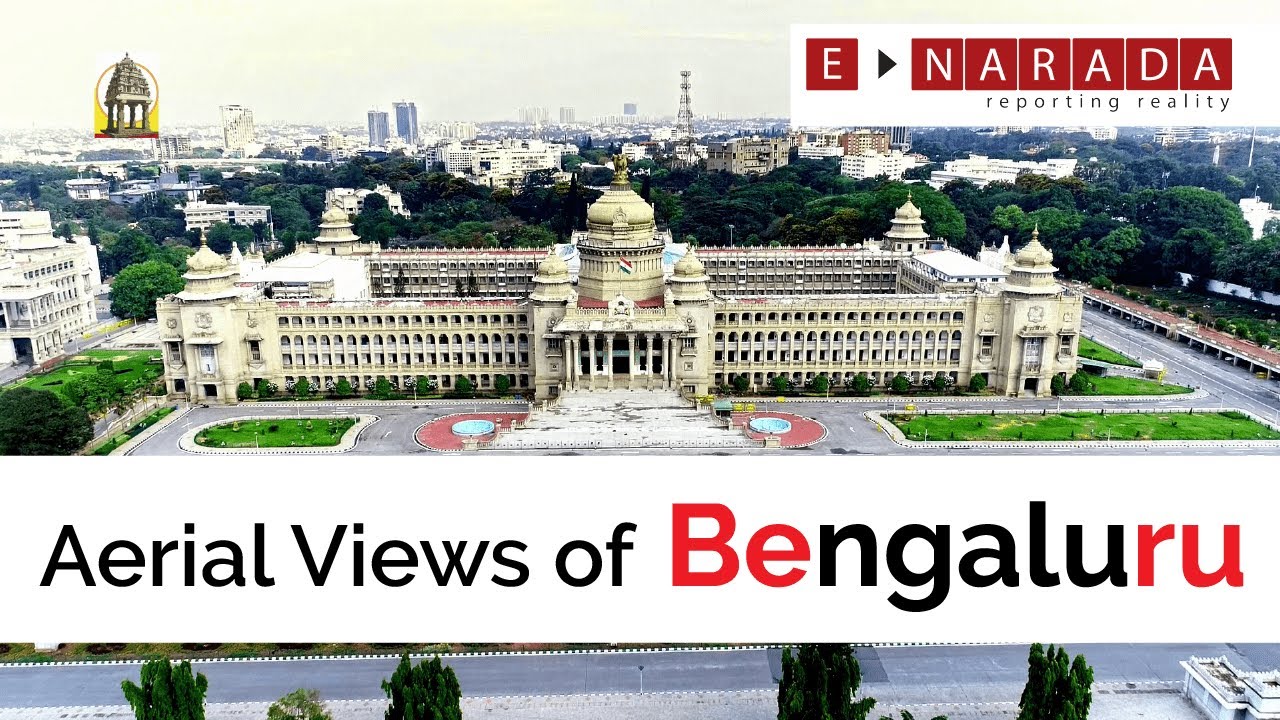 How Bengaluru looks during COVID 19 lockdown | Drone camera | aerial view by BBMP | eNarada News