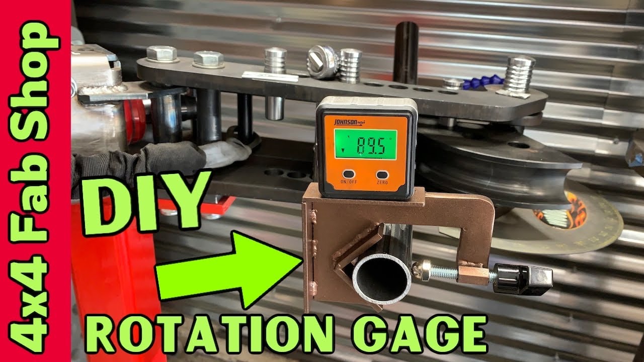 Digital Angle Finder/ Tube rotation gage. DIY