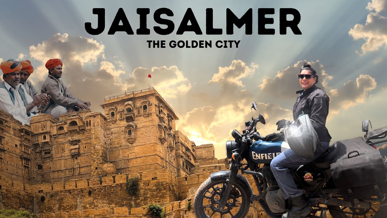 EP-1 SOLO BIKE RIDE TO JAISALMER | India’s Only ‘Living Fort’ | Rajasthan Travel Vlog