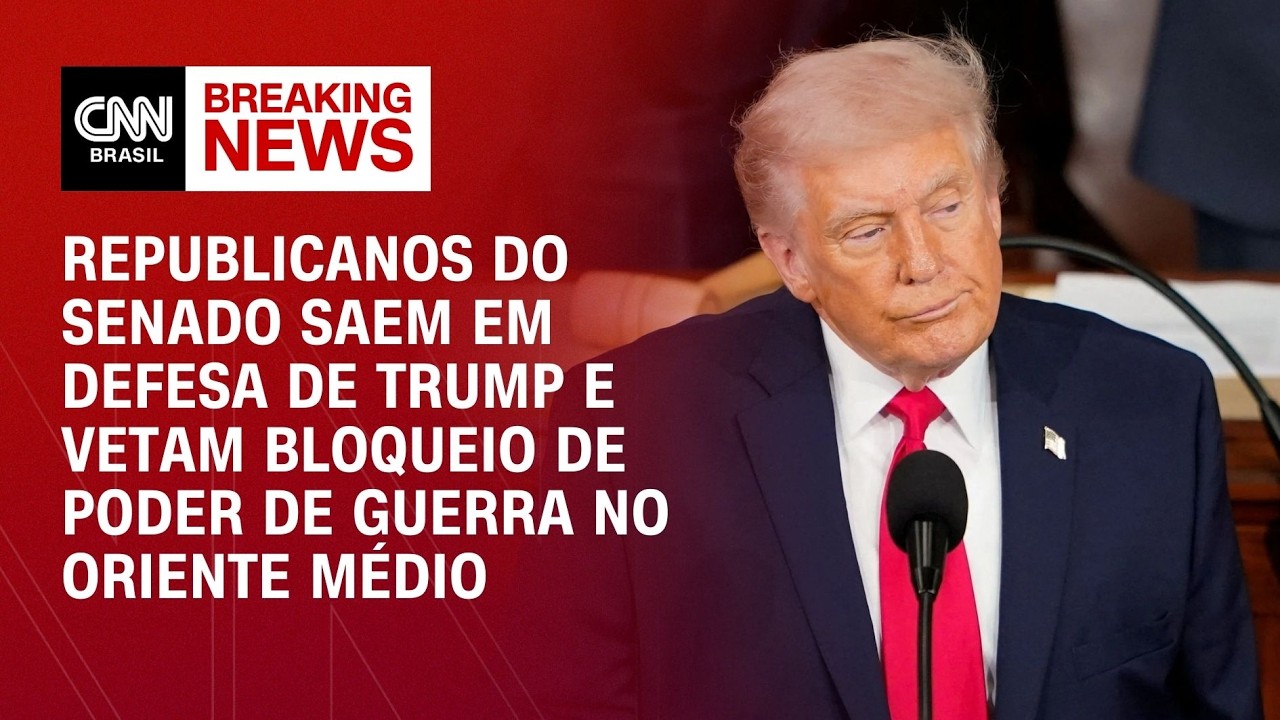 Senado veta ação para bloquear o poder de guerra de Trump contra o Irã | ESPECIAL GUERRA