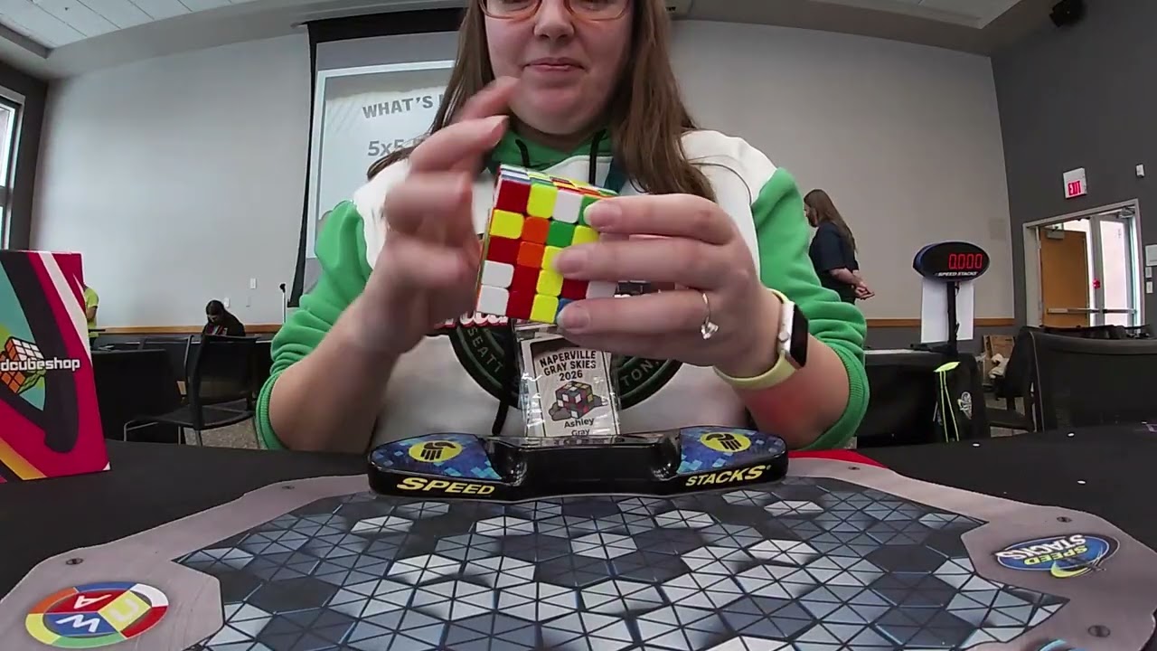 Ashleys Official 1:56.38 5x5 Average [Naperville Gray Skies 2026]