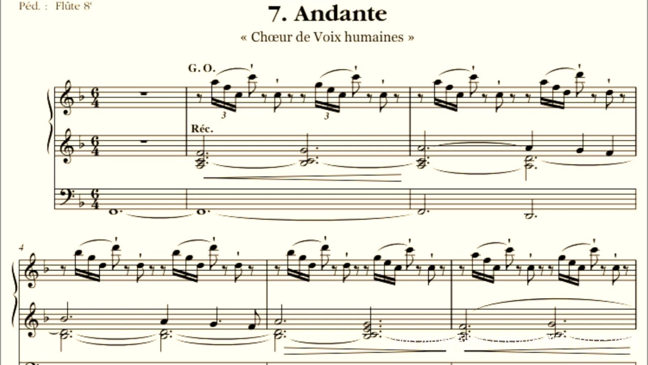 Andante « Chœur de Voix humaines », L.J.A. Lefébure-Wély (1817-1869), op. 122/7 - Dr Michał Szostak