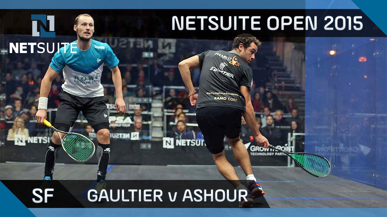 Squash: NetSuite Open 2015 Semi-Final Highlights - Gaultier v Ashour