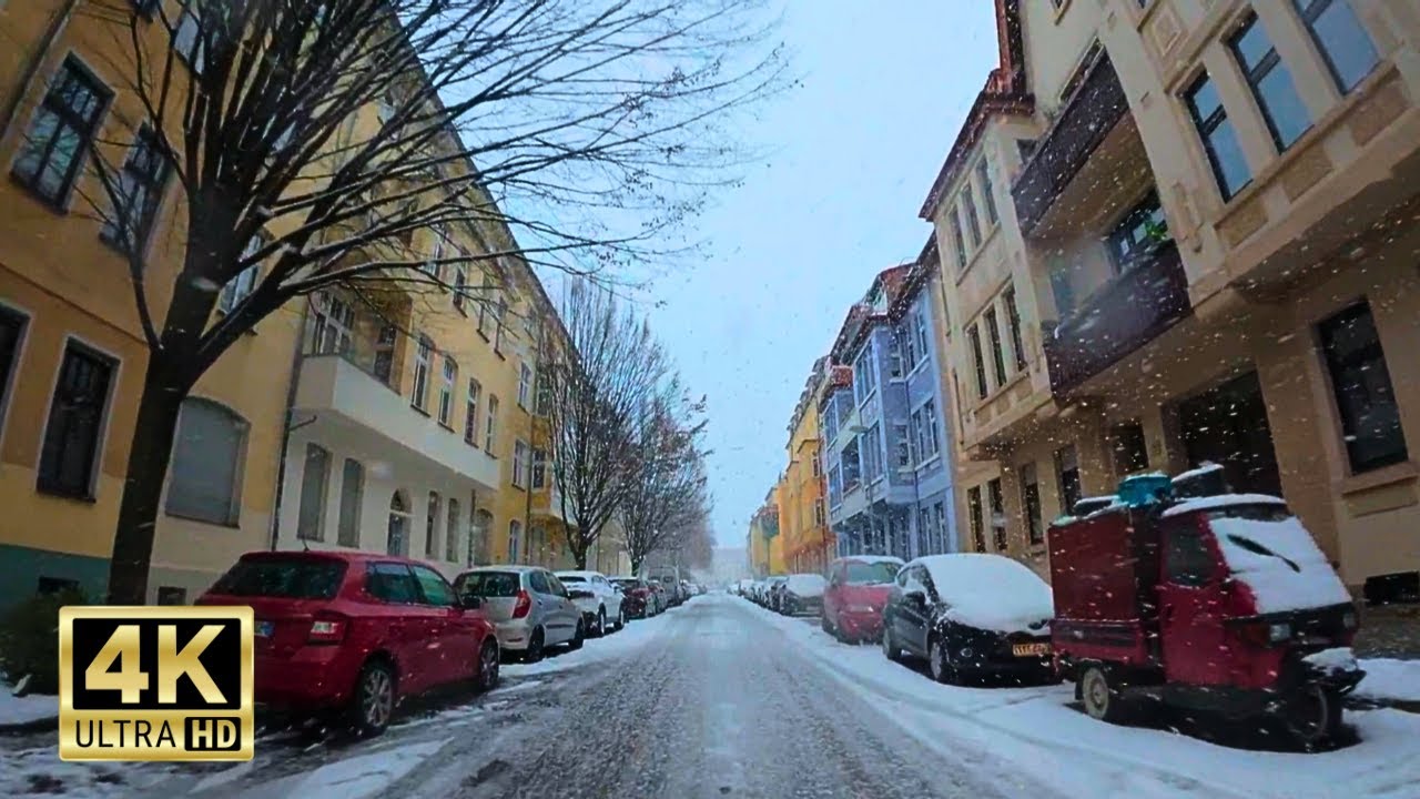Magdeburg wird weiß 2026 | Stille Winterfahrt in 4K