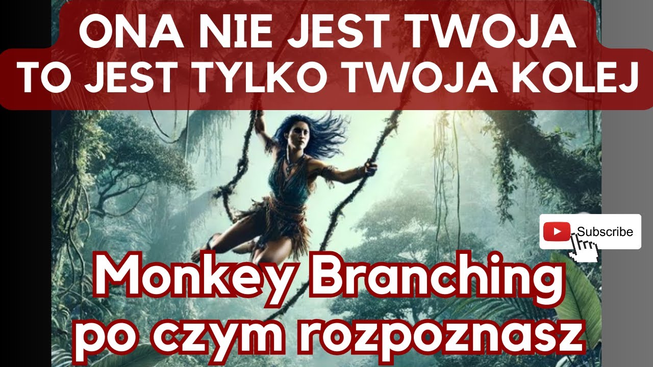 Napisy Monkey Branching. Czy będziesz następny? Tw&oacute;j czas jest ograniczony i Twoja kolej się kończy.