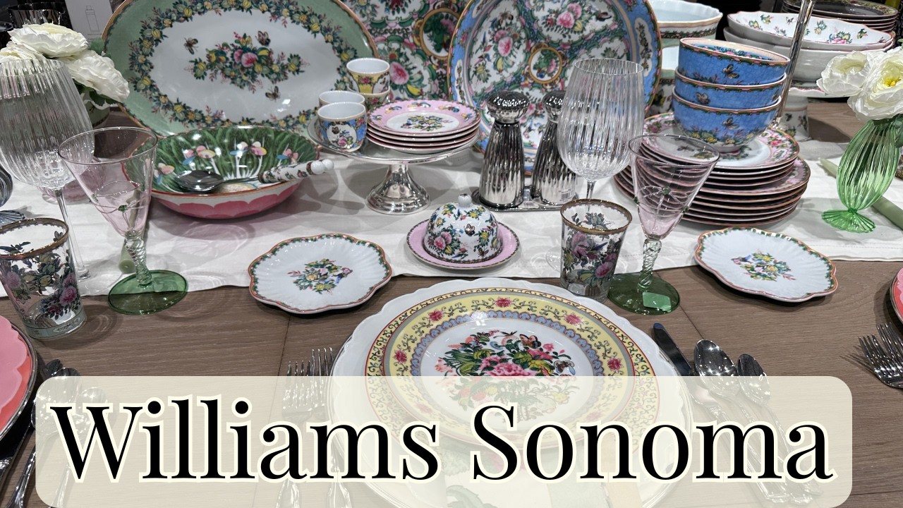 Spring 2026 at Williams Sonoma New Decor and Kitchen Finds