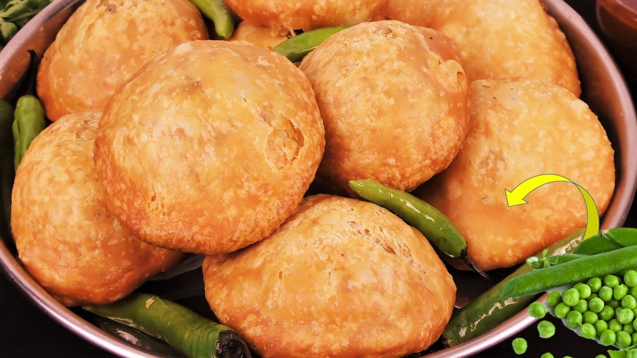 Matar Ki Kachori बिना फटे एकदम फूलीफूली हलवाई जैसी खस्ता मटर कचोरी नयी ट्रिक से Matar Kachori Recipe