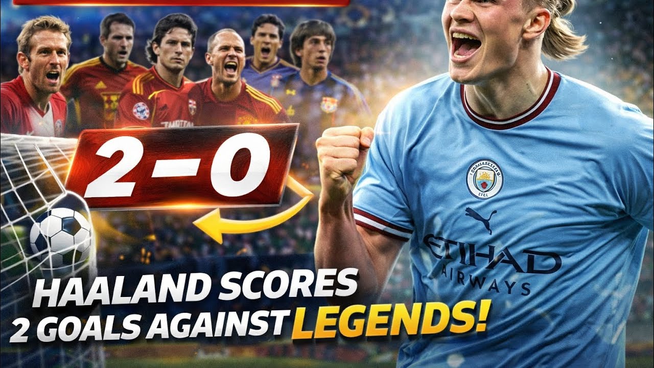 Haaland against top defence from friend's account. 