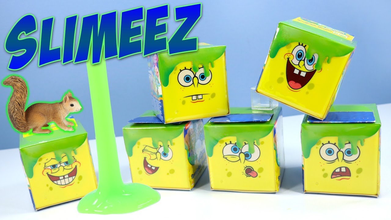 SpongeBob Squarepants Toys Slimeez Mystery Figures 20th Anniversary