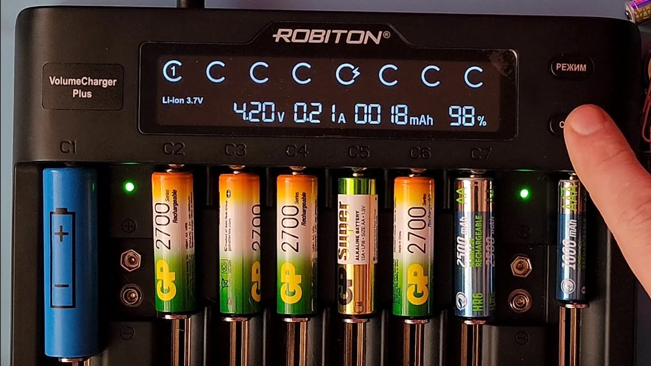 Robiton VolumeChargerPlus. Умное зарядное устройство для АКБ