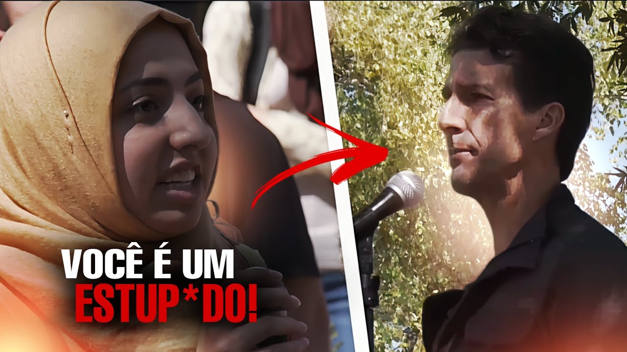 MUÇULMANA SE IRRITA COM PREGADOR CRISTÃO — E A RESPOSTA DELE SURPREENDE! (INÉDITO EM PORTUGUÊS🇧🇷)