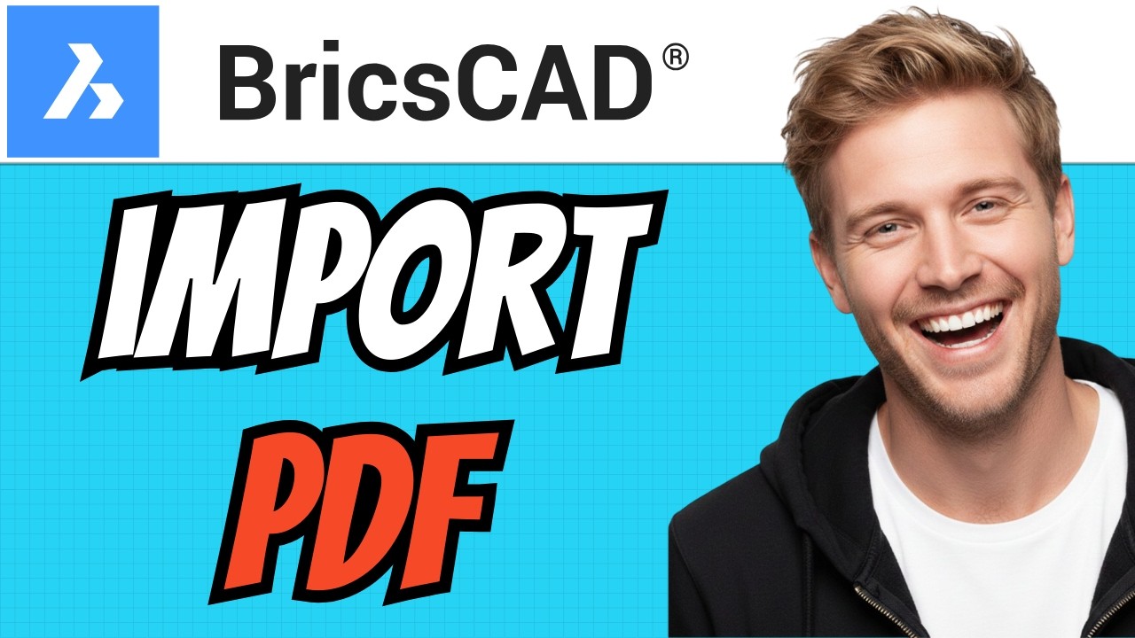 How To IMPORT PDF In BricsCAD (QUICK & EASY) 2026