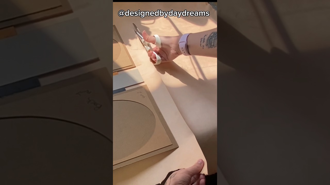 Let&rsquo;s make a leather bound photo album from scratch! |DIY BOOKBINDING| #art #leatherbook #booktok