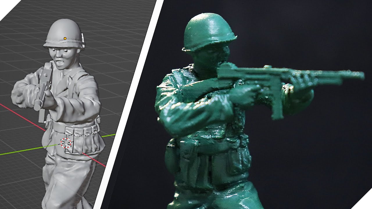 Sculpting a WW2 US Marine