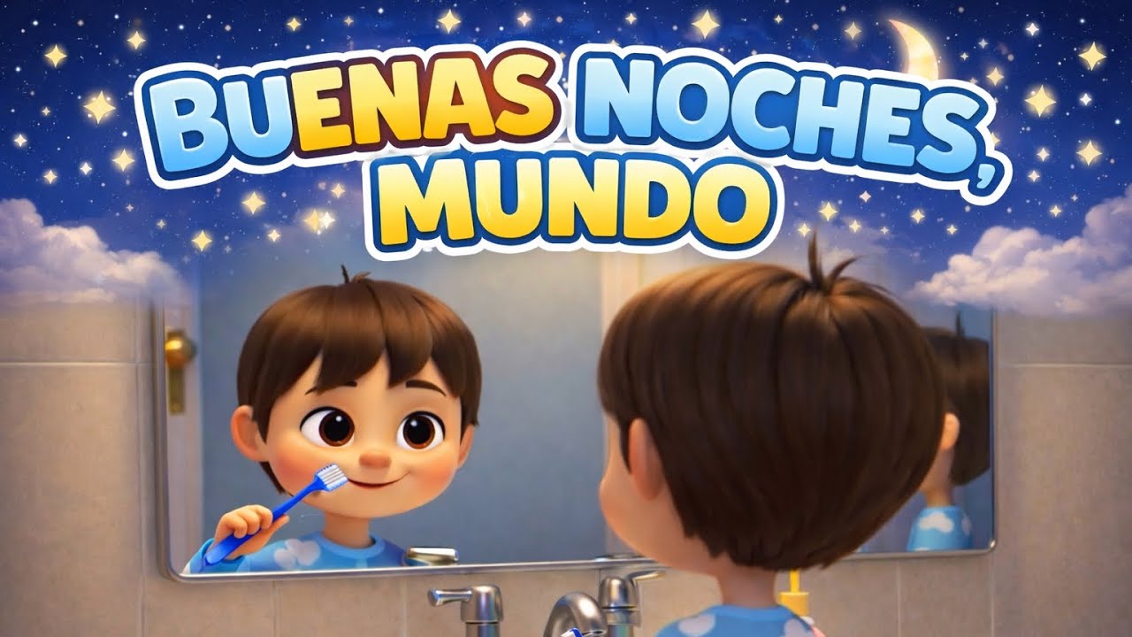 🌙🎵 Buenas Noches Mundo | Canción Infantil para Dormir | Los Pequeños TV🎵🌙