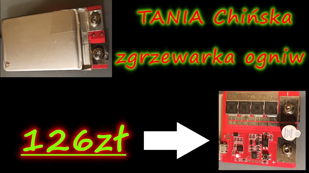 Tania chińska zgrzewarka do ogniw z Aliexpress!