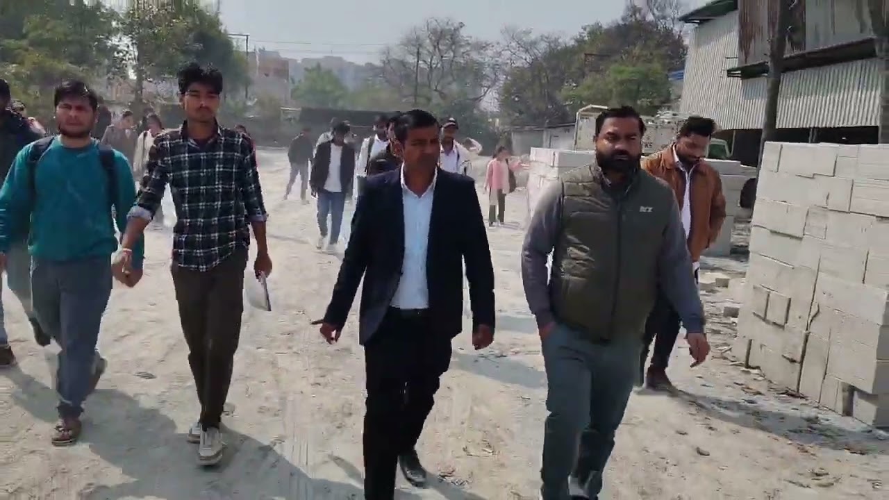 Industrial Visit #Educational Visit # AAC Blocks Manufacturing Plant # KMCLU LUCKNOW #Civil Engg