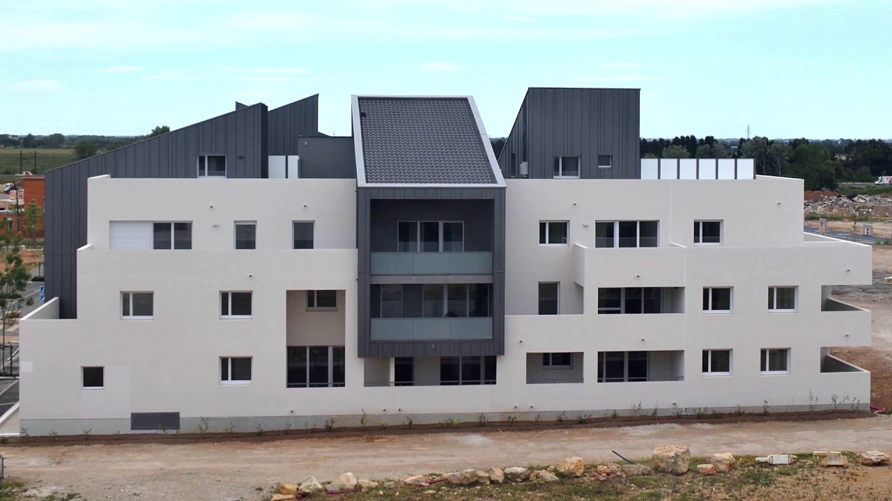 Timelapse construction immeuble  Cantos à St Brès par Pitch promotions