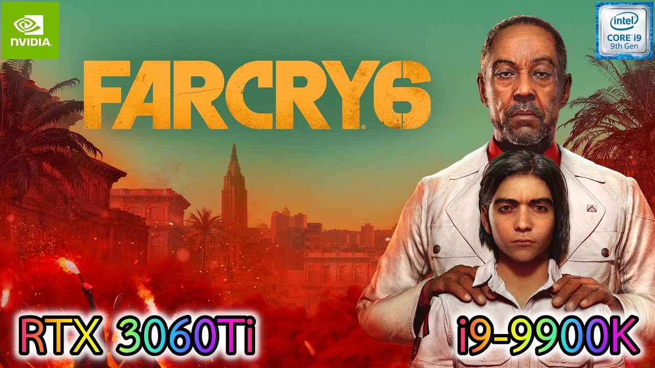 Far Cry 6 i9-9900K + RTX 3060Ti  21:9 UltraWide Max Setting With Recording