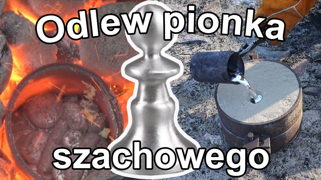 Jak odlać pionek szachowy z aluminium? Odlewnictwo dla amatorów - JestemInżynierem.pl