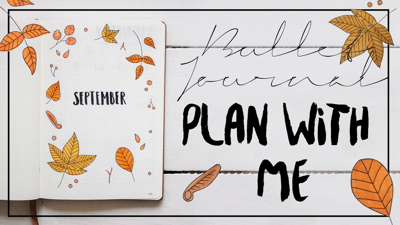 PLAN WITH ME | September 2018 Bullet Journal Setup | jasminar