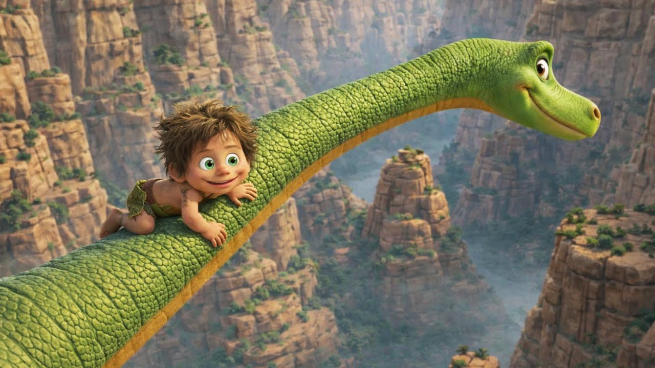 Spot and Arlo Conquer the Giant Mountain Canyon🏞️🦕View the Vast Valley from a Giant Neck | Animation