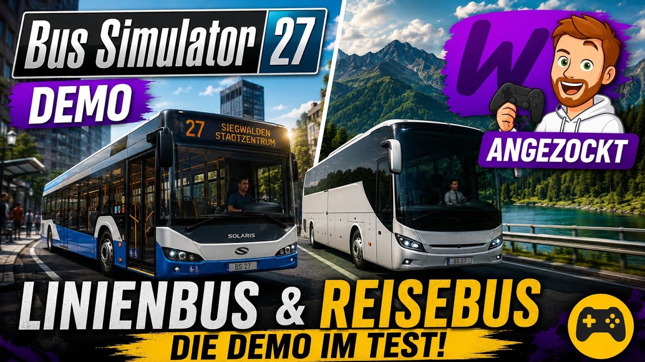 Bus Simulator 27  - Angezockt | Juni 2026