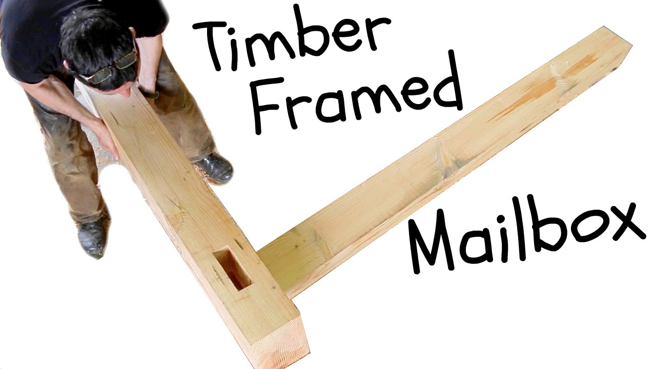 DIY Timber Framed Mailbox
