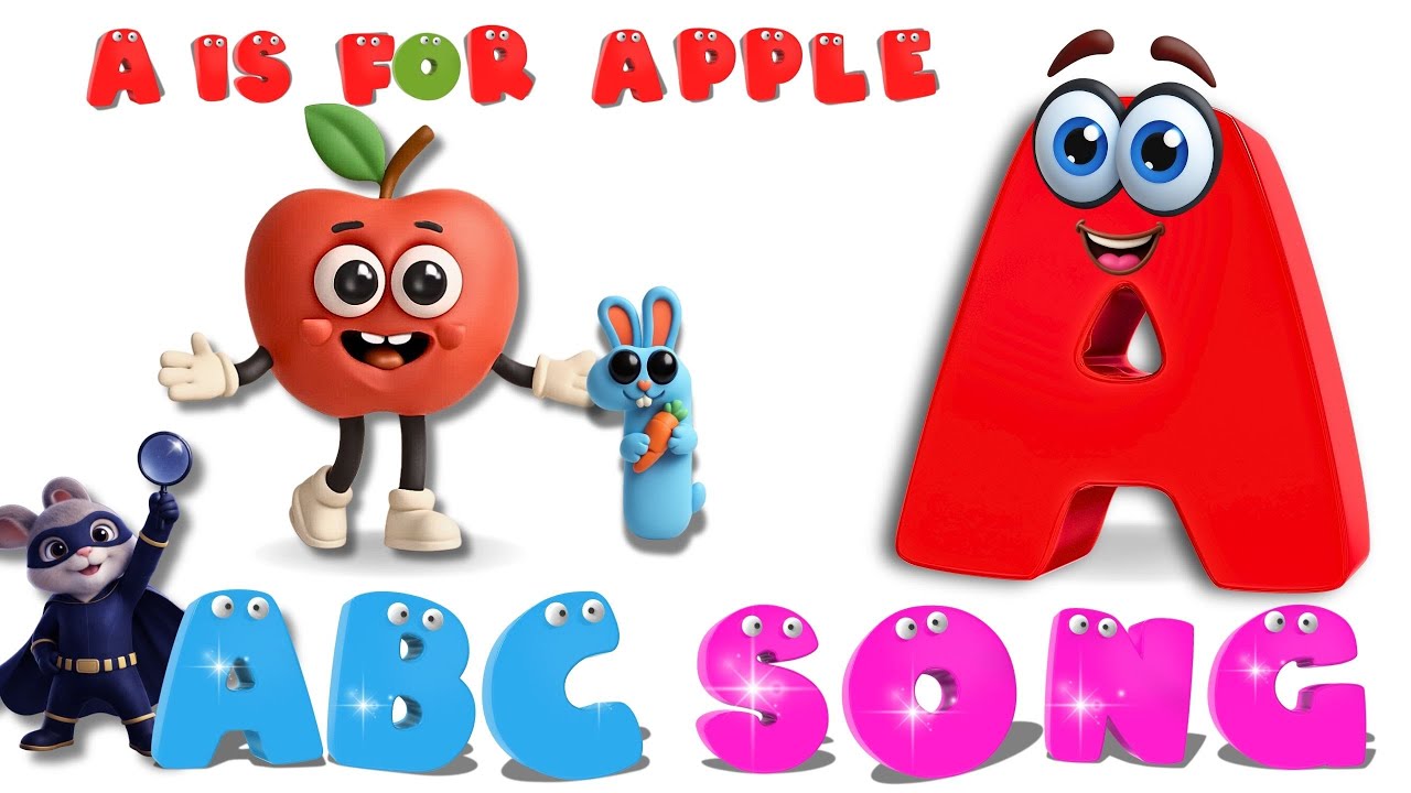 ABC Song | A to Z Alphabet, Phonics, Words, Animals & Numbers | Learning Video for Kids