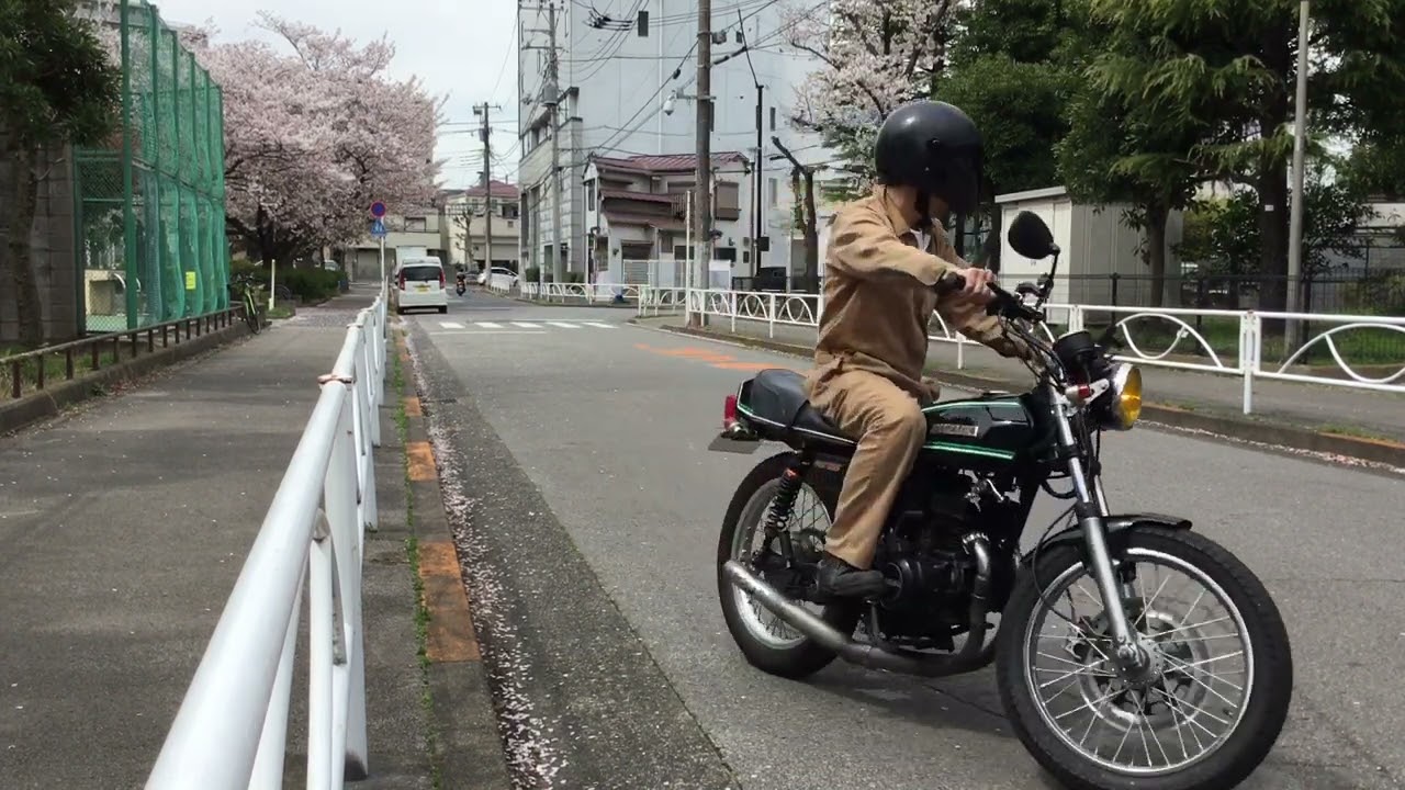 RG125 パラレルツインサウンド走行！