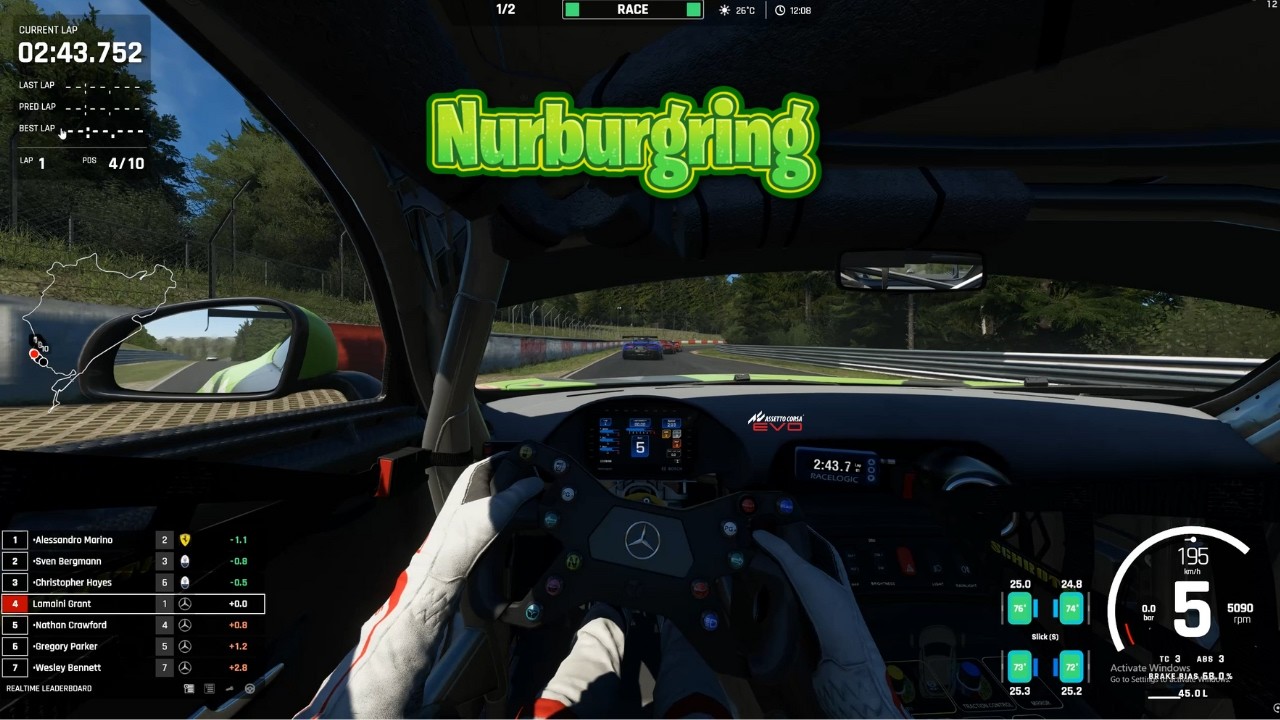 MERCEDES BENZ GT2 ON THE NURBURGRING/#assettocorsaevo