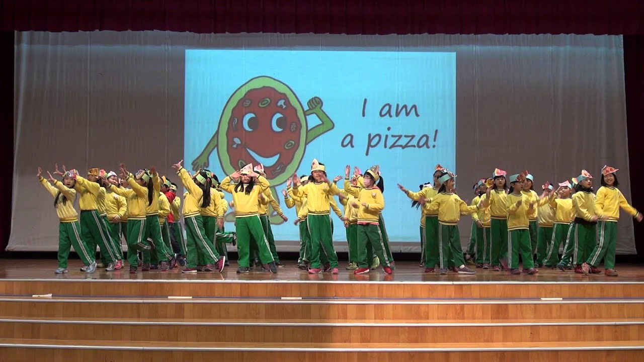 02 二年級 英語 帶動唱 I am a pizza