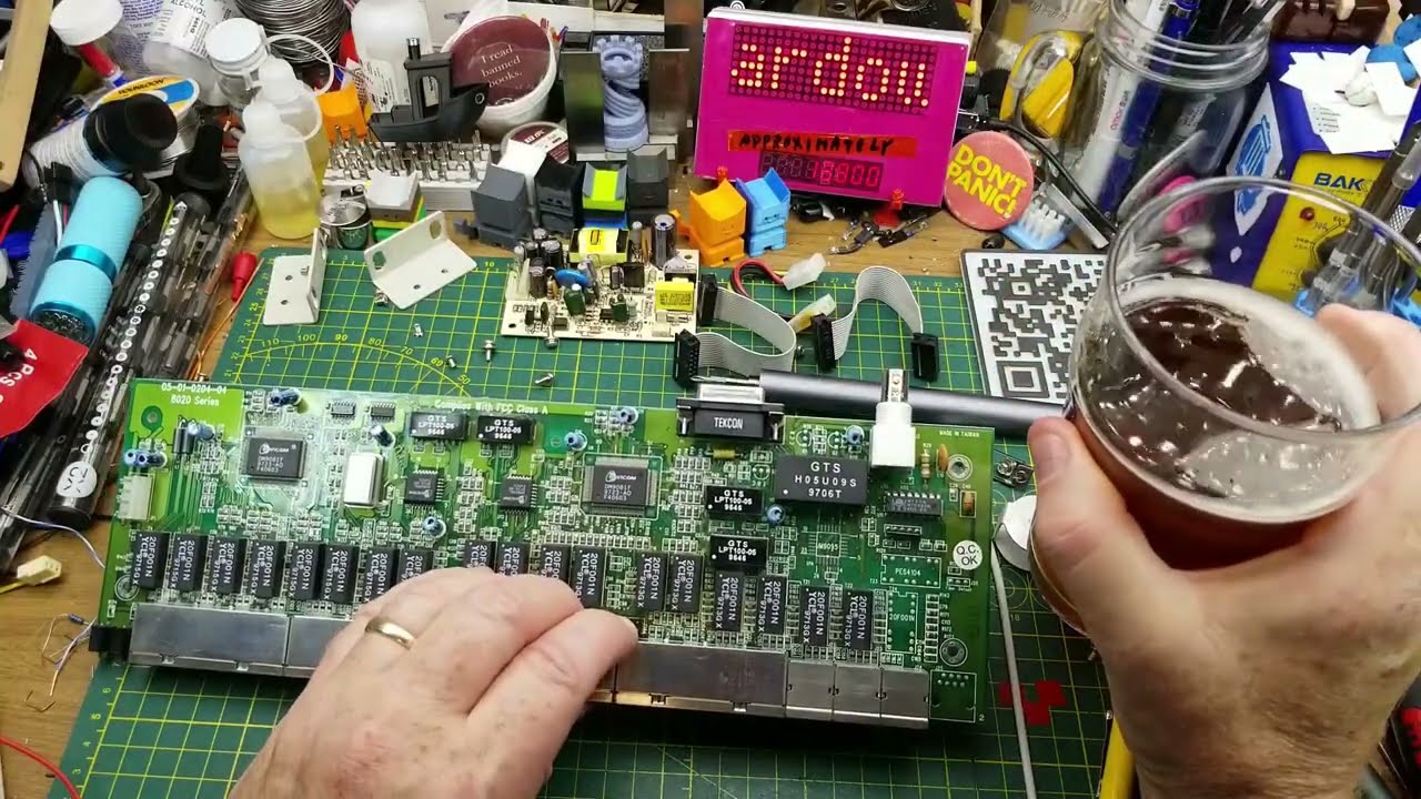 curiosity teardown: 18 port ethernet hub