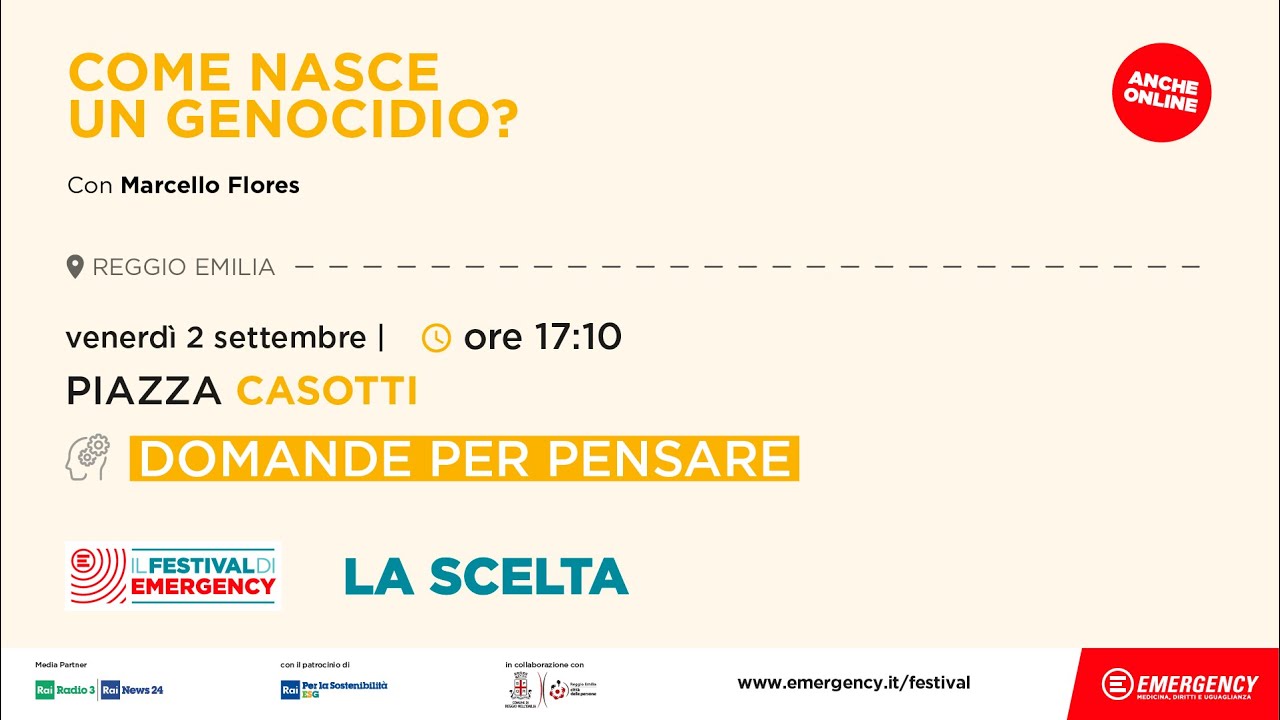 Come nasce un genocidio? | Marcello Flores | Festival 2022 di EMERGENCY