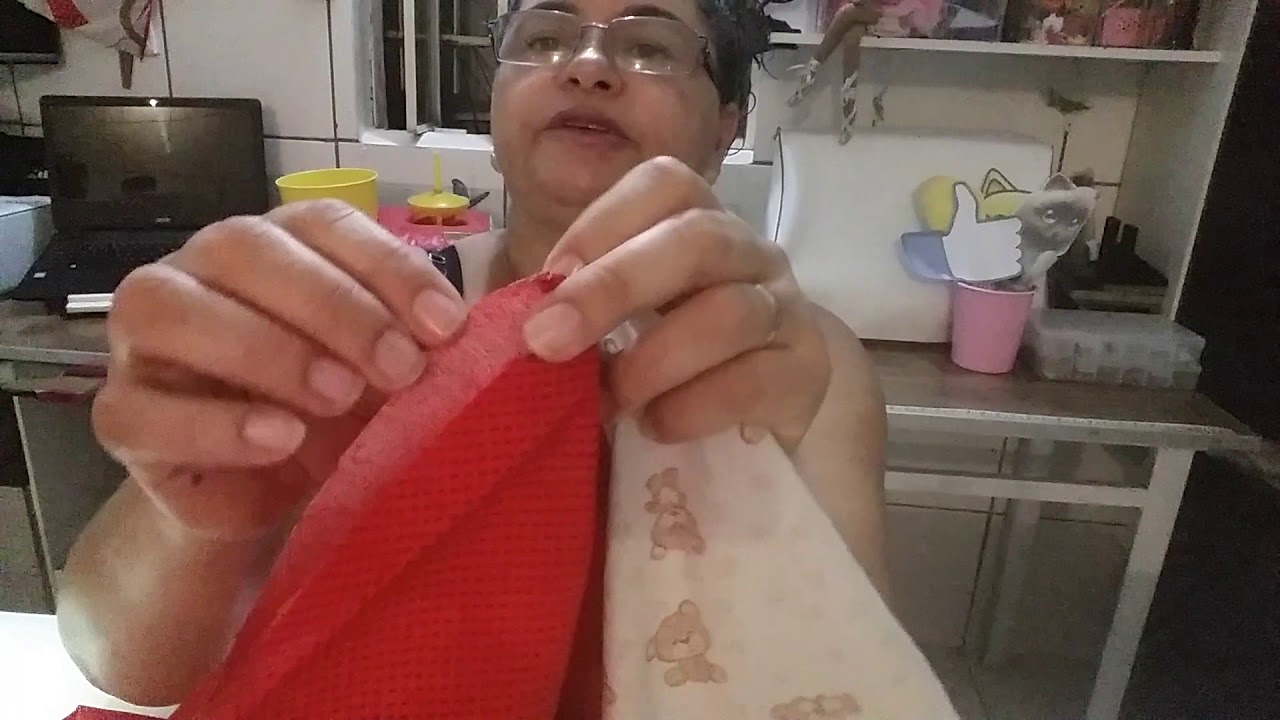 Canguru (Sling de argola) para boneca, na t&eacute;cnica rocambole.
