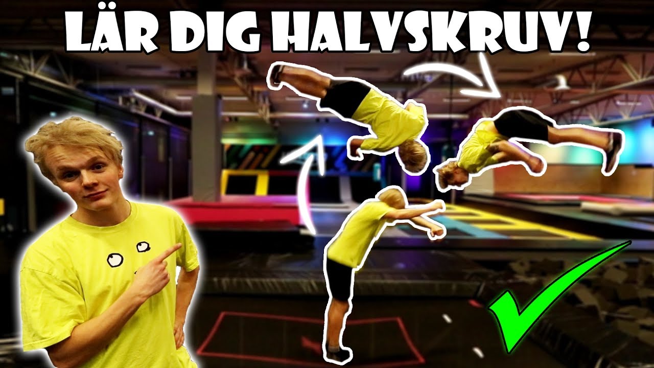 Hur man gör front 180 på studsmatta ｜HOW TO BARANI｜
