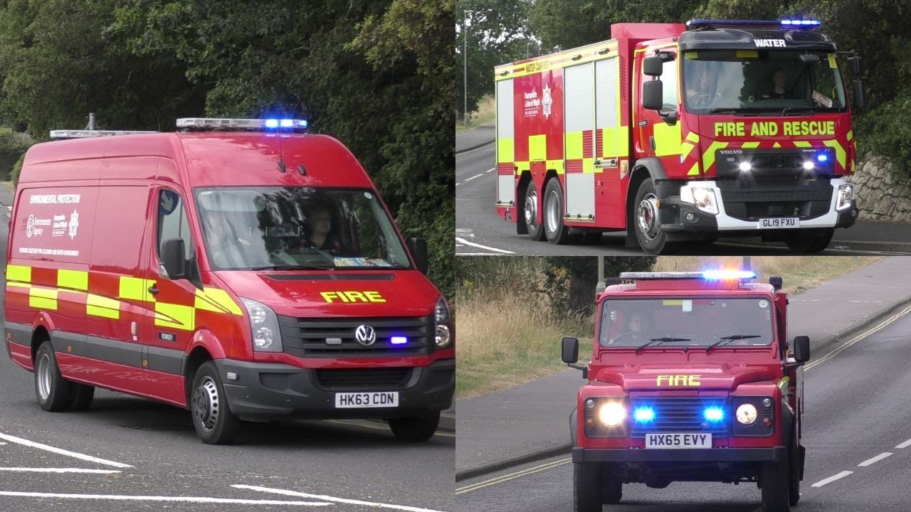 *RESPONSE TO BARN FIRE* Special Hampshire Fire Engines Responding To Multiple Incidents!