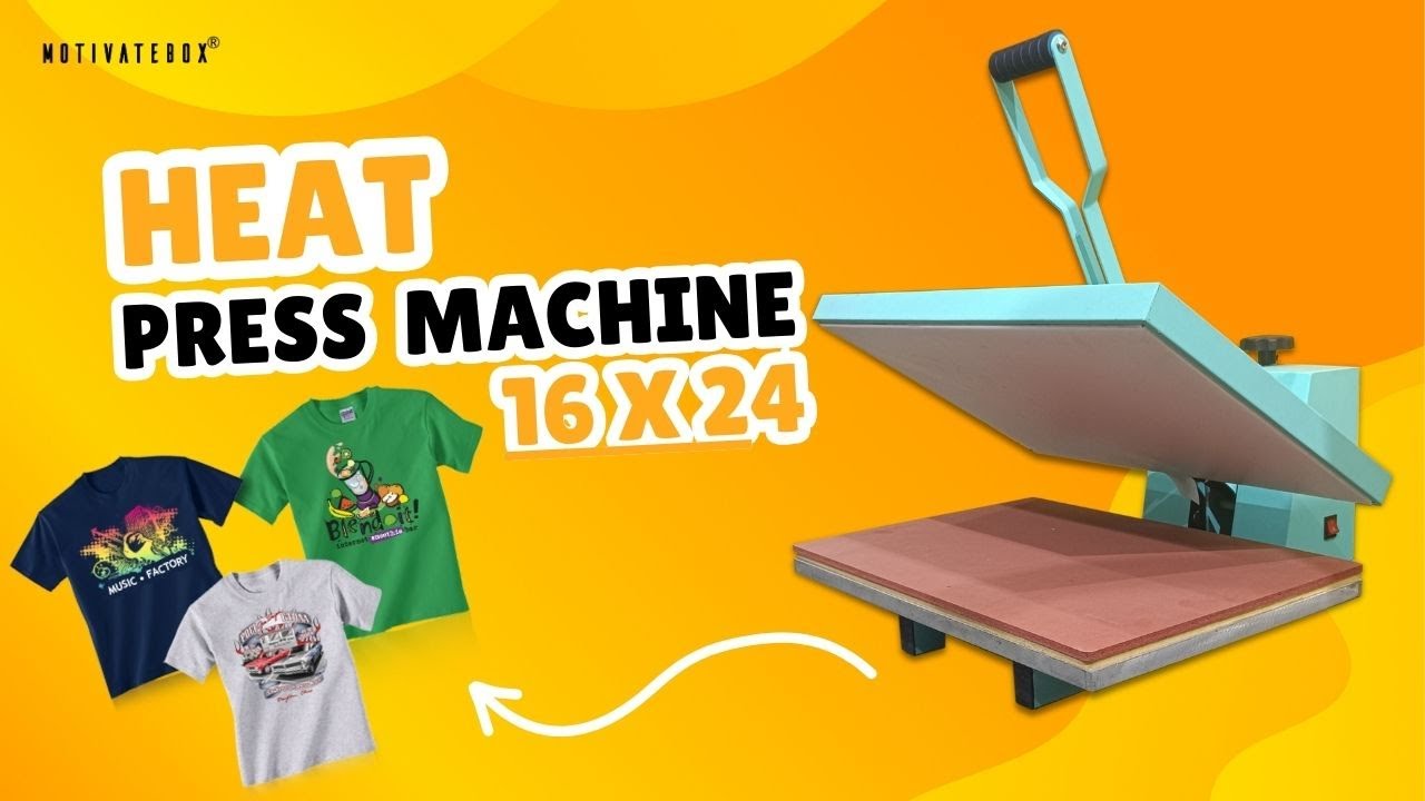 How to use 16x24 Heat Press Machine/16x24 हीट प्रेस मशीन का उपयोग कैसे करें! #heatpressmachine