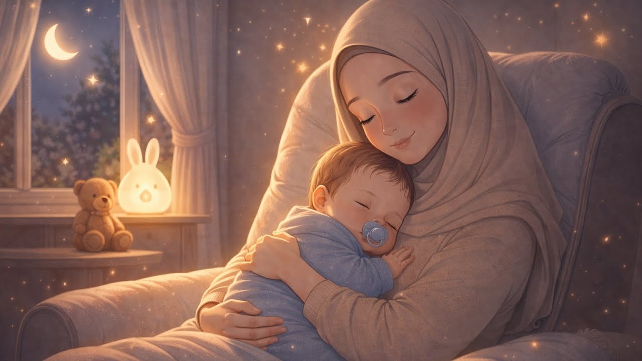 قصة هادئة قبل النوم للرضع 🌙👶 تساعد الطفل على النوم العميق | حكاية الأم ورضيعها
