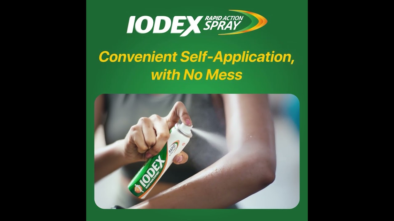 Stay active, stay strong. #IodexSpray