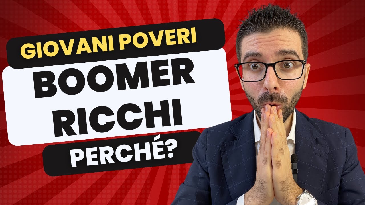 Perché i giovani sono POVERI e i boomer hanno TANTI SOLDI?