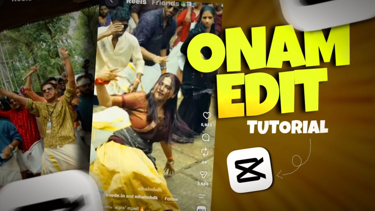 ONAM TRENDING EDIT TUTORIAL 📈 | MHMD ANAS