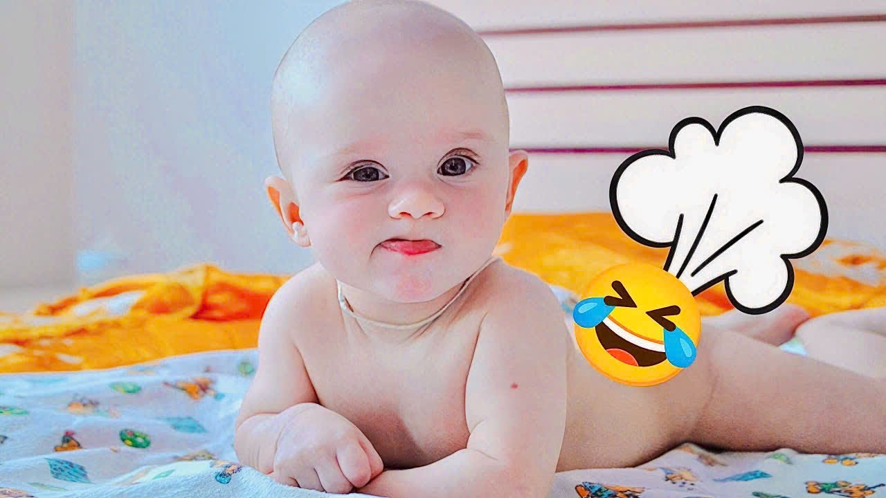 Try Not to Laugh at These Funny Baby Pooping Moments - Funny Baby Videos
